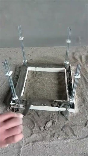 Building a Miniature Foundation With Real Bricks & Cement! 🏗️ | NS Mini Wonders