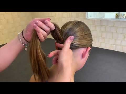 MSJ Middle Part Low Bun Tutorial