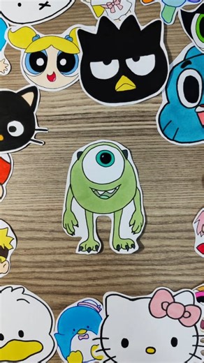 Art Drawing Tutorial on Instagram: "Mike Wazowski Drawing 💚 #explore #viral #kidsart #cuteart #monstersinc #pixar #disney #explore #art #tutorial #foryou #easydrawing #cartoon #stepbystep"