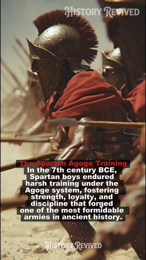 1M views · 16K reactions | Only the strongest survived the brutal Spartan Agoge — where boys became warriors. #HistoryFacts #Sparta #AncientWarriors #Agoge #Discipline | History Revived | Facebook
