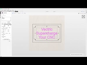 How to create text in a box in Vectric software | Creating Vectors | V12.5 Tutorials