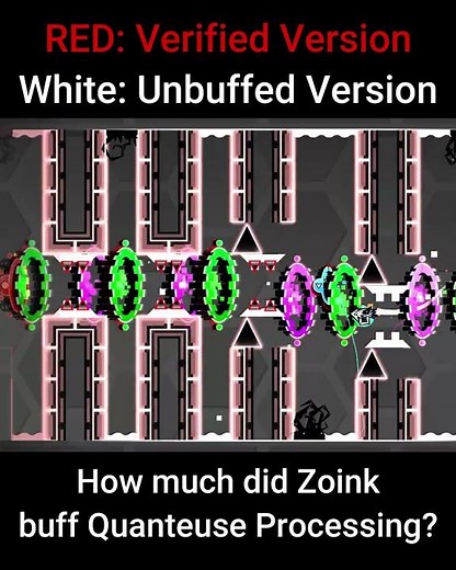 How much did Zoink buff Quanteuse Processing? #geometrydash #gd #gaming #music #gameplay