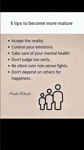 👉 6 Powerful Tips to Become More Mature | Life Changing Advice