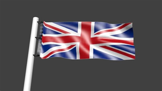 Free video - Flag, Britain, British
