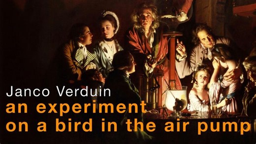 Janco Verduin: an experiment on a bird in the air pump - ensemble Heliosfero | Takako Kunugi