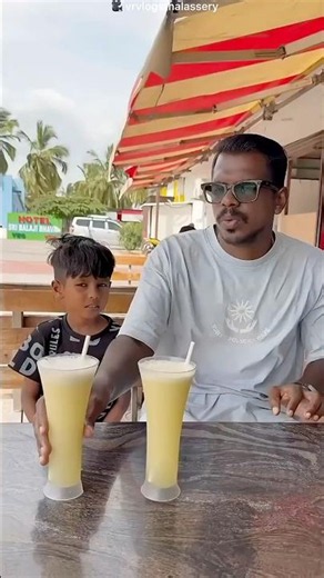 Why did this dad stop drinking his juice?