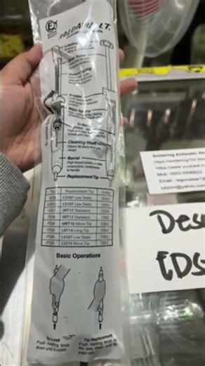 EDSYN Ds017LS Antistatic Desoldering pump for electronics manufacturing (made in USA)