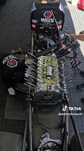 Top Fuel Dragster Engine Rebuild in 35 Minutes | NHRA Racing