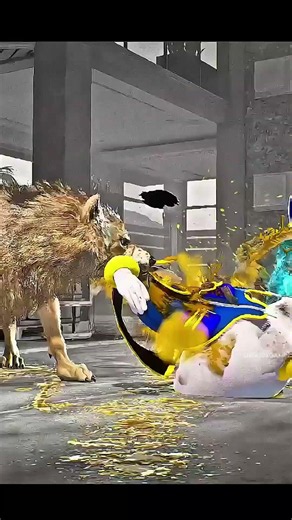 Kenshi Wolf Animality on Donald Duck! 🐺😱 #kenshi #mk1 #shorts