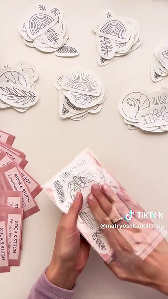 Easy Stick & Stitch Embroidery Patterns for Summer