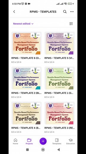 Free Editable RPMS Portfolio Template for Proficient Teacher, S.Y 2022-2023 Same design but different color 🧡💜💙💚🤎♥️ #MasPinagandaAtMasPinadaliWithCanva | Arni RD