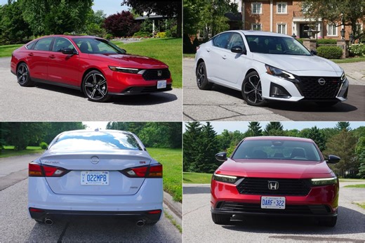 Car Comparison: 2024 Honda Accord Hybrid vs. Nissan Altima SR AWD | Reviews