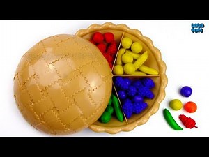 Learn Colors for Children|Learn To Count 1 to 10 with Super Sorting Pie|Sorting Pie COMPILATION