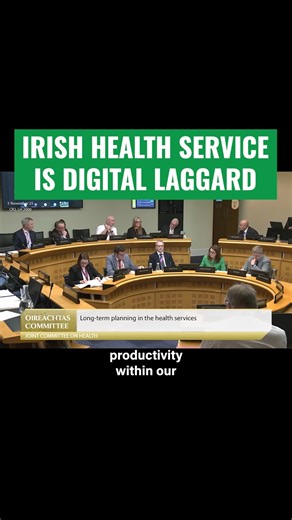 Despite being the home of tech giants like Facebook and TikTok, Ireland is an 'off the chart' laggard in digitalising its health services! We need more investment and faster implementation to catch up with the EU and finally boost productivity. | Fianna Fáil