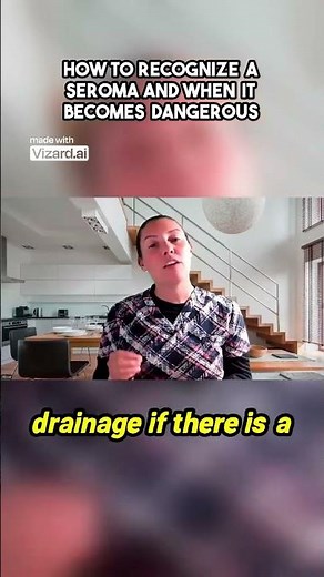 How to recognize a seroma and when it becomes dangerous