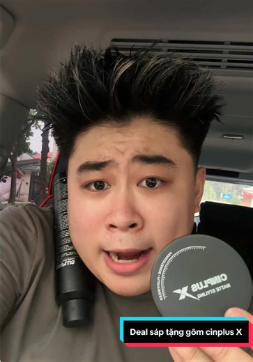 Deal sáp Cinplus X tặng Gôm và lược chào hè cho ae thích vuốt sáp gôm khô, kiềm dầu đây rồi 🤌🏻🤌🏻 #anhductago #sapvuottoc #gomxittoc #beauty