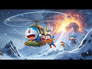 Doraemon Snow Mountain Rescue ❄️ | New Winter Adventure 3D Cartoon for Kids