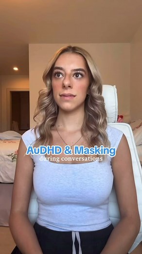 ADHD & autism can make conversations exhausting, especially when masking!! #adhd #adhdproblems #audhd #neurodivergent #neurodiversity | Olivia Lutfallah