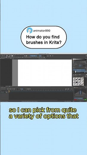 How to Find Brushes in Krita (Tutorial)