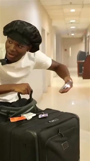 The Fastest Hotel Check Out in History🪲😱 #funny