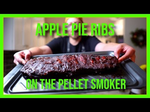 How to smoke BBQ Apple Pie Spare Ribs on the pellet grill - Could be my new fall favorite ribs!