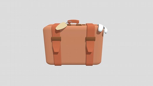 Suitcase - Download Free 3D model by Smaw