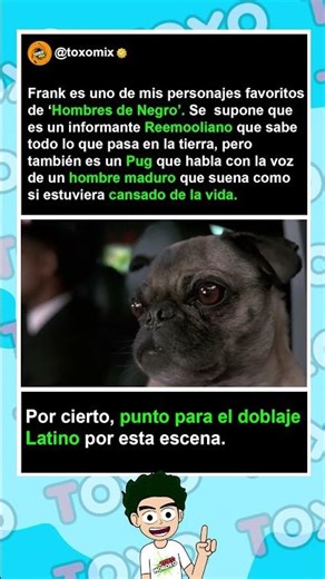 This Latin American dub of Frank is a MASTERPIECE #MenInBlack #VoiceActing #Trending