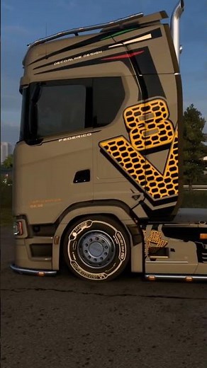 Scania S skin#scs #tiktok #gaming #mods #truck #ets2 #ets2mods #shorts #youtuber