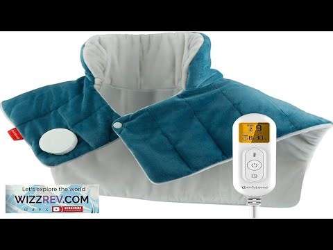 Comfytemp Heating Pad for Neck and Shoulders and Back 2.6lb Weighted Electric