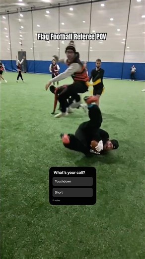 Flag football referee pov