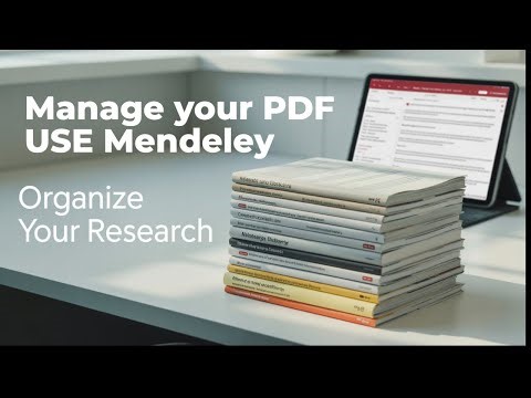 Master Your Research Workflow: How to Manage Article PDFs with Mendeley