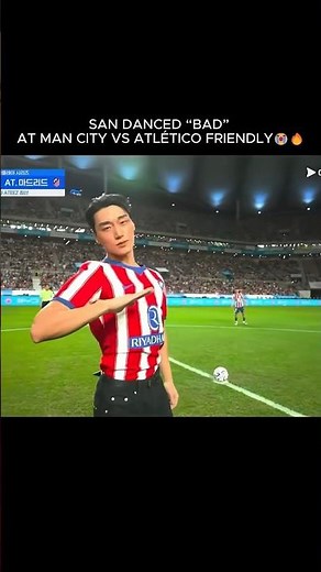 SAN REALLY DANCED “BAD” AT A MANCHESTER CITY MATCH 😭🔥⚽