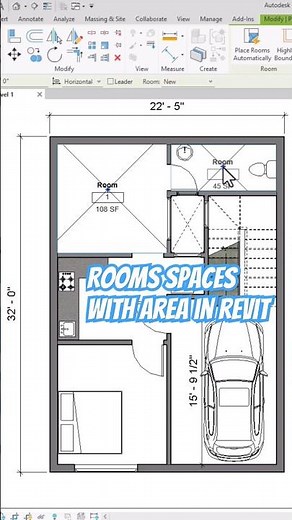 Revit- find Area and name spaces quickly #shorts #revittutorial #autodeskrevit