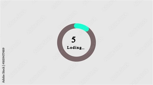 Seconds countdown timer animation, counting sub seconds neon numbers countdown animation .countdown timer animation video.