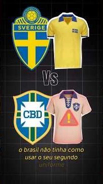 O dia em que o Brasil foi PROIBIDO de usar seus dois uniformes.