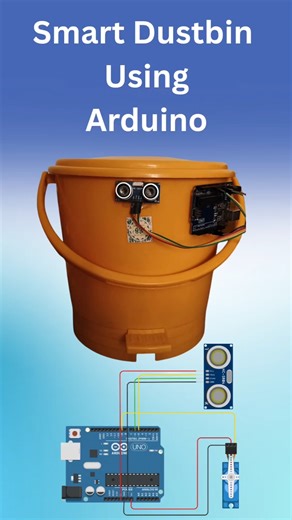 Smart Dustbin Using Arduino #diyproject #electronic #arduino #viral #shorts #short