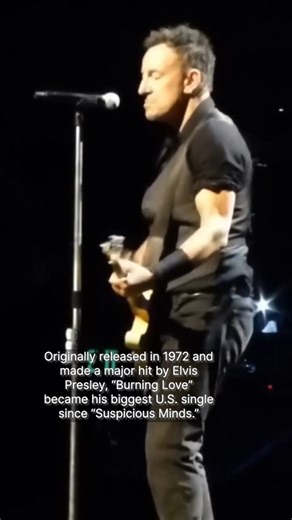 Songs by Springsteen on Instagram: "The story behind “Burning Love” a song by Elvis Presley covered by Bruce Springsteen"