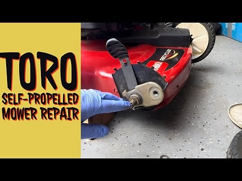 Toro recycler self propel repair, mower wont drive