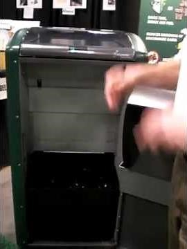 Big Belly Solar-powered Trash compactor