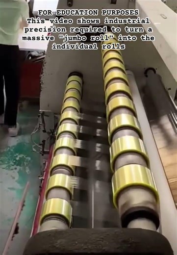 Jumbo roll to retail-ready packing tape #shorts #IndustrialManufacturing #HowItsMade #Engineering