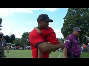 Charlie and Tiger at the Bridgestone Invitational