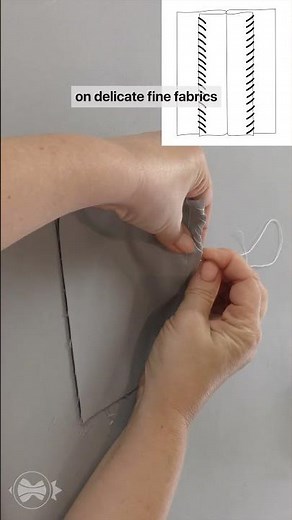 Overcast stitch - how to do it and when it is used | Sewing 101