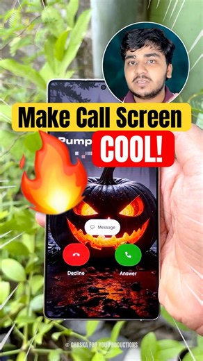 Phone में Normal Call Screen को बनाओ Cool! (Photo Calling Card)