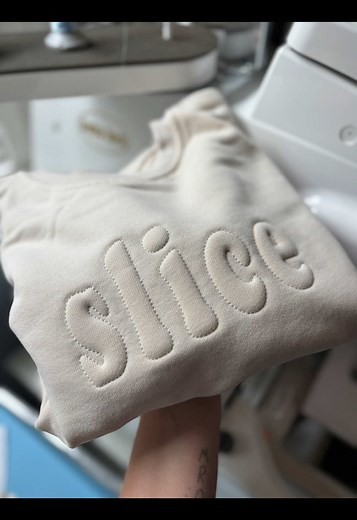 3D Embossed Sweatshirt Embroidery Tutorial