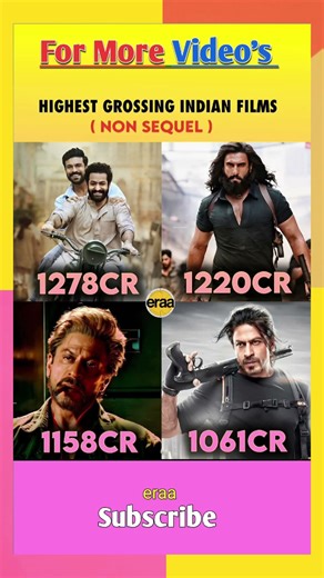 Highest Grossing Indian Films Ever Non Sequels #indian #film #shorts