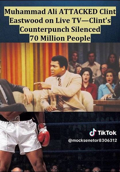 Muhammad Ali ATTACKED Clint Eastwood on Live TV—Clint's Counterpunch Silenced 70 Million People #drama #celebrity #muhammadali