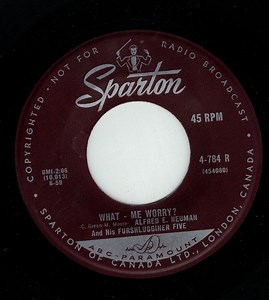 Alfred E. Neuman And His Furshlugginer Five - What - Me Worry? / Potrzebie