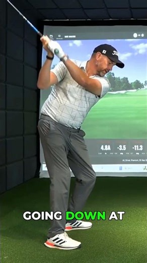 Golf Tip: Right Shoulder Down for Driver