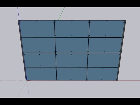 Sketchup Ruby API. Навесная система ФЦП