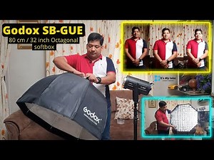 Godox SB-GUE 80 cm / 32" REVIEW | Best octagonal soft box with bowens mount | Detail setup guide